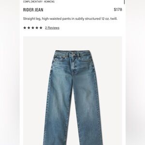 Buck Mason Rider Jeans